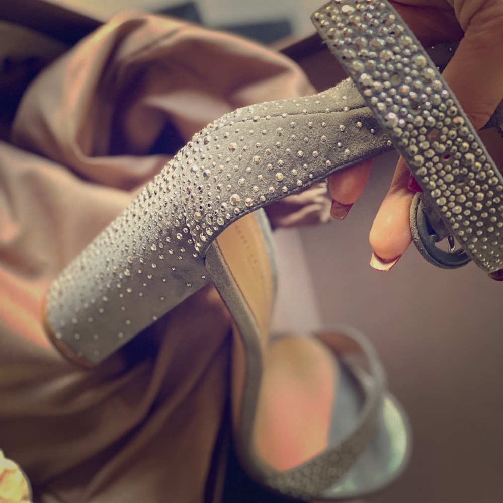 Gianvito Rossi luxury heels with diamonds
